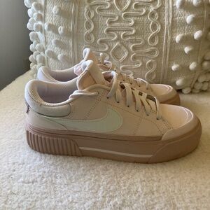 Nike pink Platform Sneakers